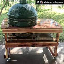 Thanks To Our Friend Dale Alan Dawson For Showing Off His Xl Eggs New Jjgeorge Home My Big Green Egg Has Been Upgr Big Green Egg Xl Big Green Egg Big Green