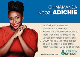 Novelist chimamanda adichie talks about the danger of only knowing a single story about a particular culture and relates it to events that have happened throughout her life. Chimamanda Ngozi Adichie Feminist Icon Africa Kitoko