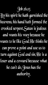 Job 26 13 Bible Prophecy Bible Job