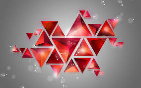 Background merah motif segitiga hd / cdr free vect. Wallpaper Merah Geometris Hd Unduh Gratis Wallpaperbetter