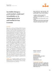 Encefalitis letárgica despertares la película del milagro. Encefalitis Letargica Enfermedad O Sindrome Actualidades En La Etiopatogenia De La Enfermedad De Von Economo Enfermedad De Parkinson Influenza