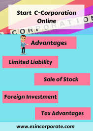C Corporation Formation Services Ez Incorporate C Corporation Corporate Legal Separation