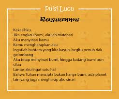 Membuat Puisi Lucu Facebook Sepertinya Memang Tidak Mudah Apalagi Jika Belum Berpengalaman Menulis Puisi Kata Kata Yang Dipakai Dalam Puisi Lucu Puisi Planet