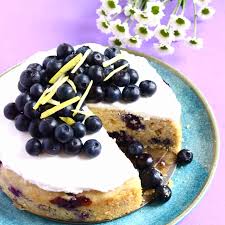 Delicious frosted or unfrosted and so easy to make! Gluten Free Vegan Lemon Blueberry Cake Rhian S Recipes