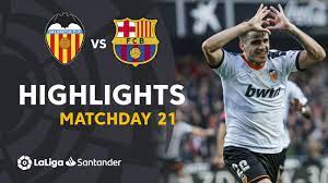 Correia, paulista, guillamón, lato, gayà; Highlights Valencia Cf Vs Fc Barcelona 2 0 Youtube