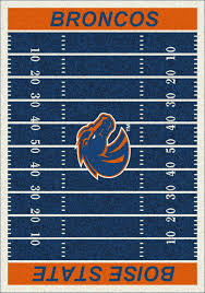 boise state broncos home field area rug