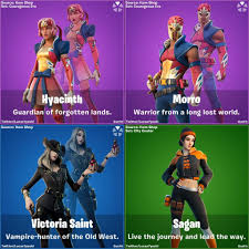 Here's a list of all fortnite skins and cosmetics on one page which can be searched by category, rarity or by name. Fortnite V14 20 Leaked Skins And Cosmetic Items Fortnite Intel