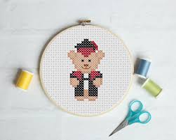Full counted cross stitches and back stitches. Naughts Cross Stitches 2019