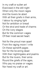 In My Craft Or Sullen Art By Dylan Thomas Dylan Thomas Poems Words Dylan Thomas