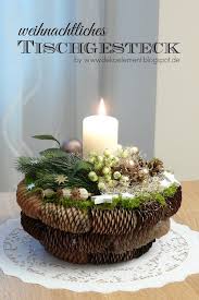 Blogreihe 9 Weihnachtliches Tischgesteck Bastelparty Deko Weihnachten Weihnachten Dekoration Weihnachten