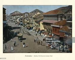 Street In Bombay India 19th Century ...