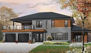 Multi Family Plan W3046 Detail From Drummondhouseplans Com Contemporary House Plans Drummond House Plans Contemporary House