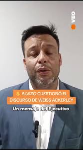 Alvizo Critica Discurso de Weiss Ackerley sobre Emergencias