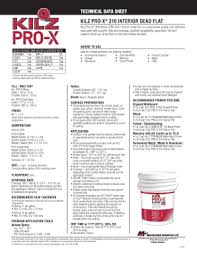 Kilz 2 all purpose primer also blocks light to medium stains and provides a. Kilz Pro X 310 Fill Online Printable Fillable Blank Pdffiller