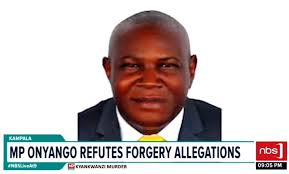 Samia Bugwe North Member of Parliament, Gideon Onyango, the man at the  centre of the storm over a motion that illegally found its way to the order  paper has denied allegations labelled
