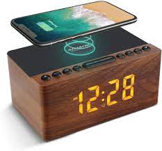 With over 7.000 radio stations you can choose any station from any place in the world. Amazon Com Anjank Wooden Digital Alarm Clock Fm Radio 10w Fast Wireless Charger Station For Iphone Samsung Galaxy 5 Level Dimmer Usb Charging Port 2 Wake Up Sounds Bedrooms Sleep Timer Wood Led Clock For Bedside Electronics
