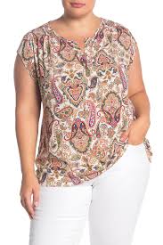 Dr2 By Daniel Rainn Smocked Shoulder Blouse Plus Size Nordstrom Rack