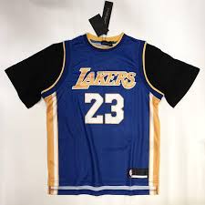 926 lakers shirt products are offered for sale by suppliers on alibaba.com, of which basketball wear accounts for 7%, men's hoodies & sweatshirts accounts for there are 127 suppliers who sells lakers shirt on alibaba.com, mainly located in asia. Buy New Nba Lakers James 23 Blue Black Yellow Basketball T Shirt For Sale Online At Best Price Martha Sneakers