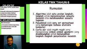 Check spelling or type a new query. Tmk Tahun 6 Algoritma Pseudokod Dan Carta Alir Youtube