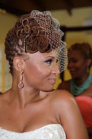 High bun short dreadlocks hairstyle high bun short dreadlocks hairstyle. Wedding Styles For Natural Hair And Locs Offbeat Bride Natural Hair Bride Natural Hair Styles Black Wedding Hairstyles