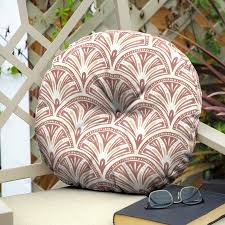 Arden Artisans Gatsby Deco Geo Outdoor 15 X 15 In Round Bistro Seat Cushion Walmart Com Outdoor Seat Cushions Seat Cushions Deco