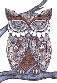 Owl Art Print By Tinkatinkadrawings Society6 Owl Art Owl Art Print Owl Patterns