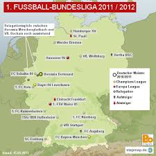 Maybe you would like to learn more about one of these? Stepmap Fussball Bundesliga 2011 2012 Landkarte Fur Deutschland