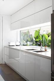 23 Ideas Kitchen Window Splashback Garden Kitchen Window Design Contemporary Kitchen White Modern Kitchen
