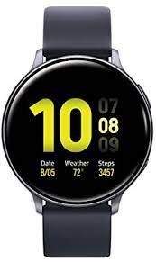Galaxy watch active2 pairs with smartphones running android 5.0 or higher & ram 1.5gb and above, ios 9.0 and later, and smartphones iphone 5 and newer. Amazon Com Samsung Galaxy Watch Active 2 Smart Watch 44mm Us Version Gps Bluetooth Advanced Health Monitoring Fitness Tracking Long Lasting Battery Aqua Black Electronics