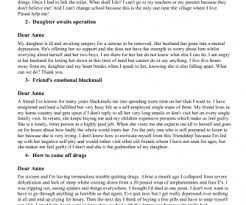 An instance of such suffering: Agony Aunt Letters And Giving Advice