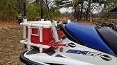 Some really good jet ski fishing racks can be found on amazon for a decent price. Custom Pwc Fishing Cooler Rack Setup Diy Pvc Yamaha Kawasaki Seadoo Jet Ski Waverunner Youtube
