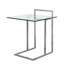 Beistelltisch Ivan Glas Edelstahl Beistelltisch Glas Wohnzimmertische Beistelltische
