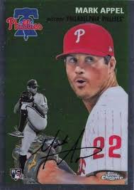 Amazon.com: 2023 Topps Chrome Platinum Anniversary #99 Mark Appel  Philadelphia Phillies Rookie Baseball Card