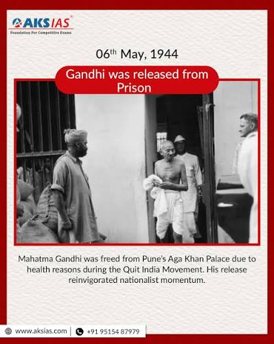 May 5 — A day of upheaval and resilience 1944 — Mahatma Gandhi is released, reigniting the spirit of the Quit India Movement 1527 — Sack of Rome shakes Europe and weakens