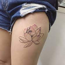 50 Incredible Lotus Flower Tattoo Designs Tattooblend Lotus Flower Tattoo Design Flower Thigh Tattoos Lotus Flower Tattoo