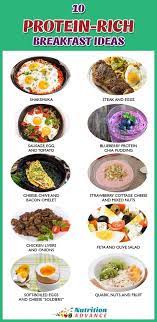 10 Delicious High Protein Breakfast Ideas Protein Rich Breakfast Protein Rich Snacks Protein Breakfast