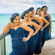 Weddings Onpoint On Instagram How Gorgeous Are These Bridesmaids Photo By Fsostudios Thanks Black Bridesmaids Hairstyles Bridesmaids Photos Bridesmaid