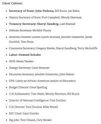 (download latest > print out > deliver to you). Apas On Twitter Mikeallen Reports Hrc Cabinet Was Ready By Elex Highlights State Podesta Treasury Sheryl Sandberg Labor Howard Schultz Cos Ron Klain Https T Co Ysjlnyowig