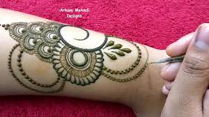 Girls as well as women of current era are so much interested to apply mehendi designs on their front and back finger. New Easy Beautiful Mehndi Design For Hand Eid 2019 Special Mehndi Design Arham Mehndi Designs Youtube