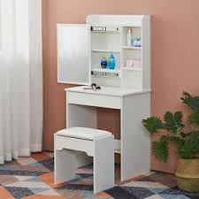 Find room for a makeup vanity by utilizing wasted space or existing furniture and adding a mirror. Girls Bedroom Dressing Tables For Sale Ebay