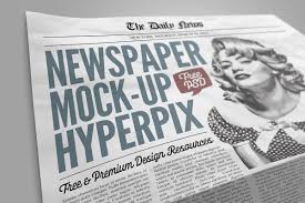 ✓ free for commercial use ✓ high quality images. Newspaper Close Up Mockup Vol 1 Psd Template Hyperpix