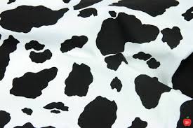 Black And White Cow Print Fabric Cow Print Cotton Fabric Cowhide Fabric Cow Print Fabric Cow Spots