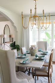 Dining Room With Gabby Clay Chandelier And Archway Detail By Jessica Conner Design Dining Room Chandelier Dining Room Table Wooden Dining Tables
