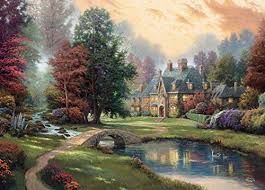 Every springbok 1,000 piece jigsaw puzzle image is rated for content. Ceaco Thomas Kinkade Lakeside Manor Jigsaw Puzzle 1000 Pieces Buy Online In Angola At Angola Desertcart Com Productid 186688307