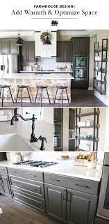 This modern farmhouse kitchen sprawls into one large space that shares sunshine from abundant windows and glass doors and a similar color scheme. Updating The Kitchens Trendy Farmhouse Kitchen Modern Farmhouse Kitchens Home Kitchens