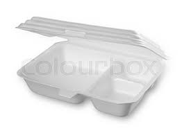 Learn about environmentally safe alternatives to polystyrene foam food containers. Styrofoam Of Food Container Isolated On Stock Image Colourbox