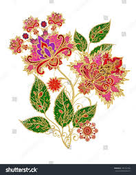 Stylized Golden Shiny Flowers On High Stock Illustration 790102732 |  Shutterstock