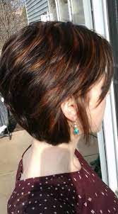 Chocolate Brown Base Red Highlights Short Hair Sofisty Hairstyle Short Hair Highlights Hair Highlights Short Hair Styles