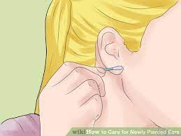 How To Care For Newly Pierced Ears Ear Piercing Care New Ear Piercing Kids Ear Piercing