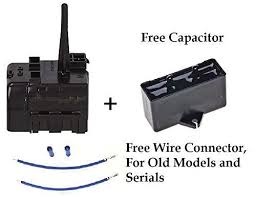 Remove the compressor relay, check to see if the start relay is to specification. Express Parts Refrigerator Embraco Compressor Relay Start Device And Capacitor Replacement For Whirlpool 2319794 Buy Online In Kuwait At Desertcart Com Kw Productid 161163212